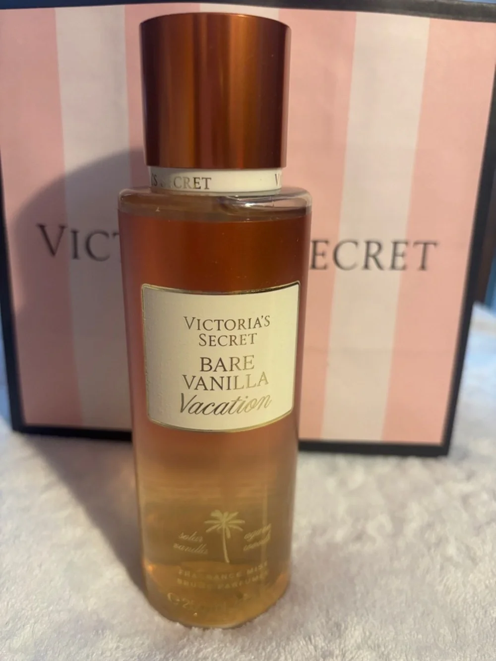 Victoria's Secret Bare Vanilla Vacation Body Mist - Amber Copper - Picture 1 of 1